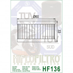 Tepalo filtras HF136
