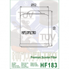 Tepalo filtras HF183
