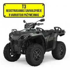 Sportsman 570 EPS SP ‐ Titanium Metallic 2022 60km/h. T3b 2022 Ratinis traktorius (keturratis)
